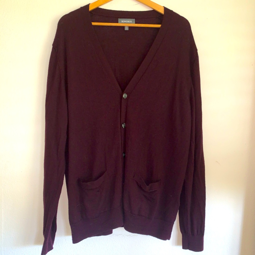 Button down sweater